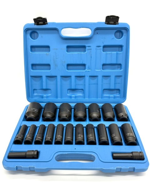 Nasadki udarowe 10-38 mm 20 szt.