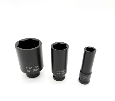 Nasadki udarowe 10-38 mm 20 szt.