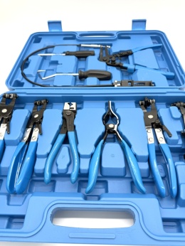 Zestaw szczypiec do opasek zaciskowych 9 szt.